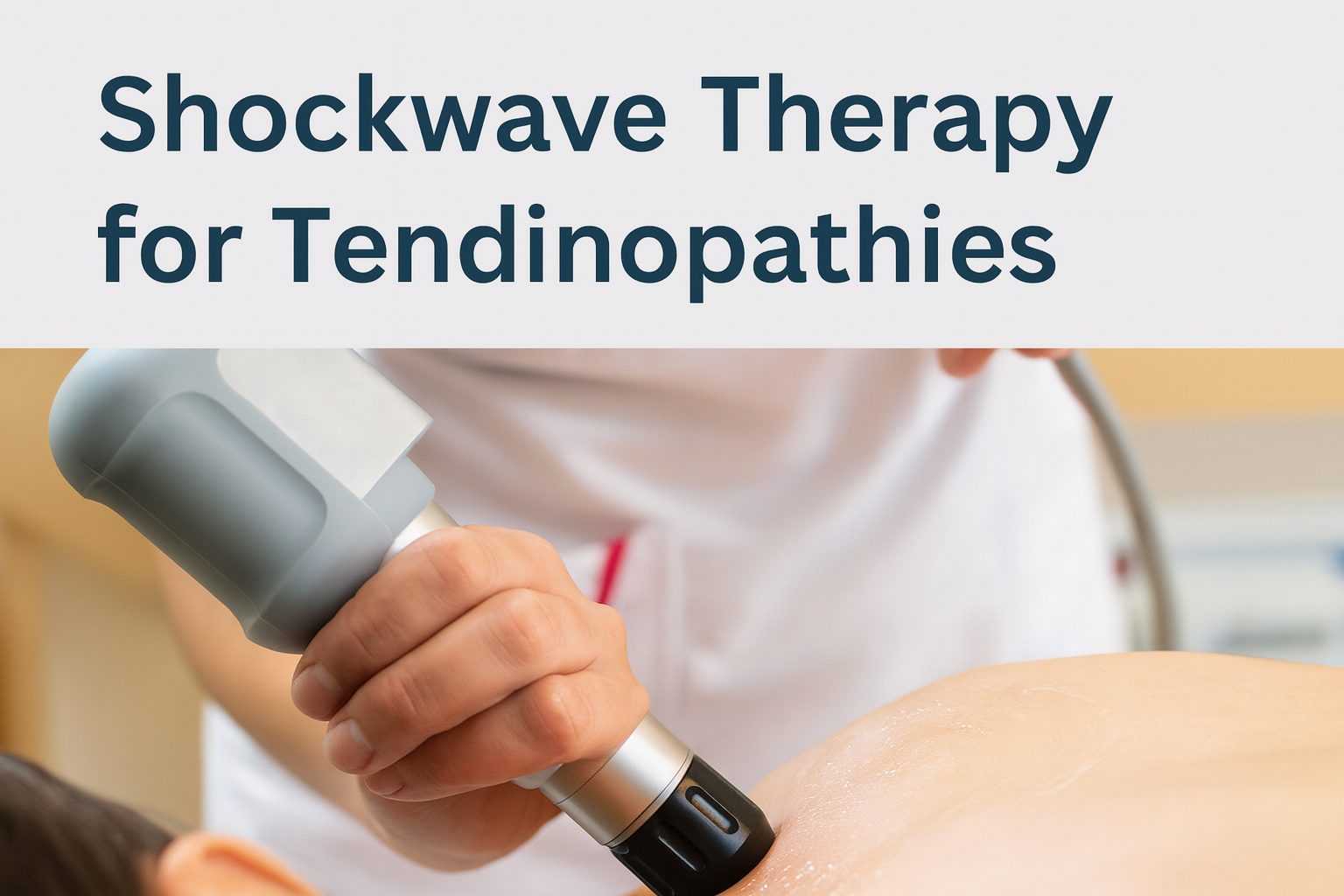 Shockwave Therapy for Tendinopathies