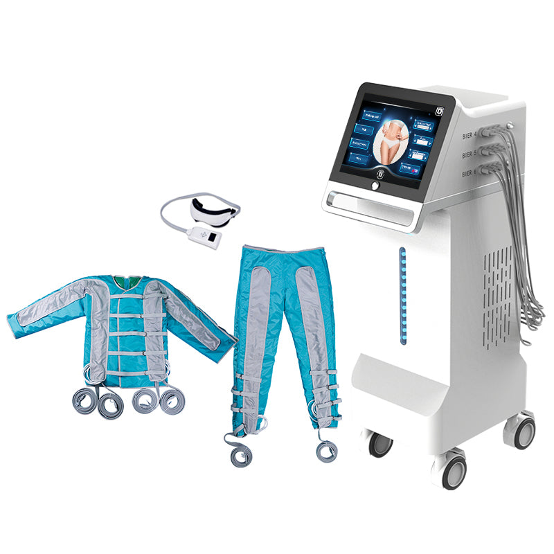 BR619 PRO IR Pressotherapy Machine Infrared Lymphatic Drainage Slimming & Massage System Physical Therapy Equipment