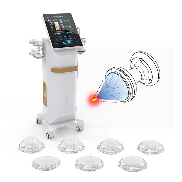B63 EMIMPACTPOE Floor-Standing Piezoelectric Focused Shockwave — Premium Clinical Therapy Station