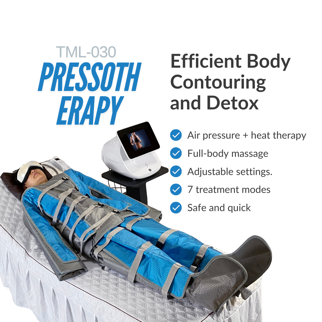 TML03 Infrared Pressotherapy Lymphatic Drainage Machine – 6 Modes Air Compression Slimming System
