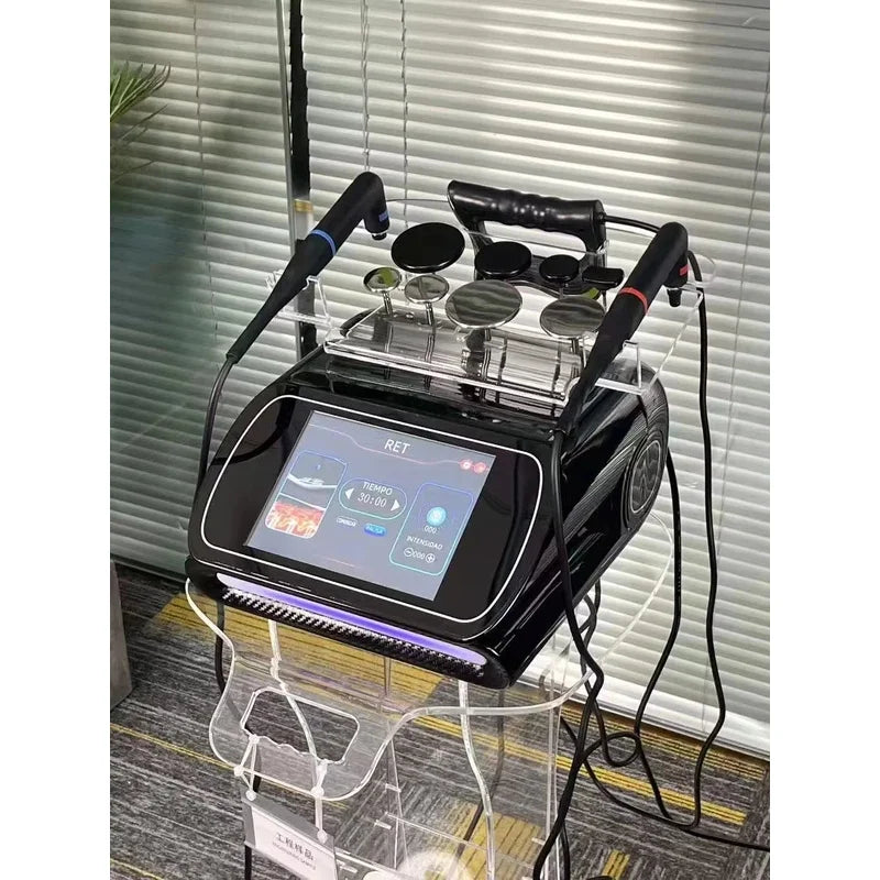 INDIBA 448KHZ Tecar Therapy Machine Slimming Pain Relief SPA Beauty Skin Rejuvenation Diathermy Equipment