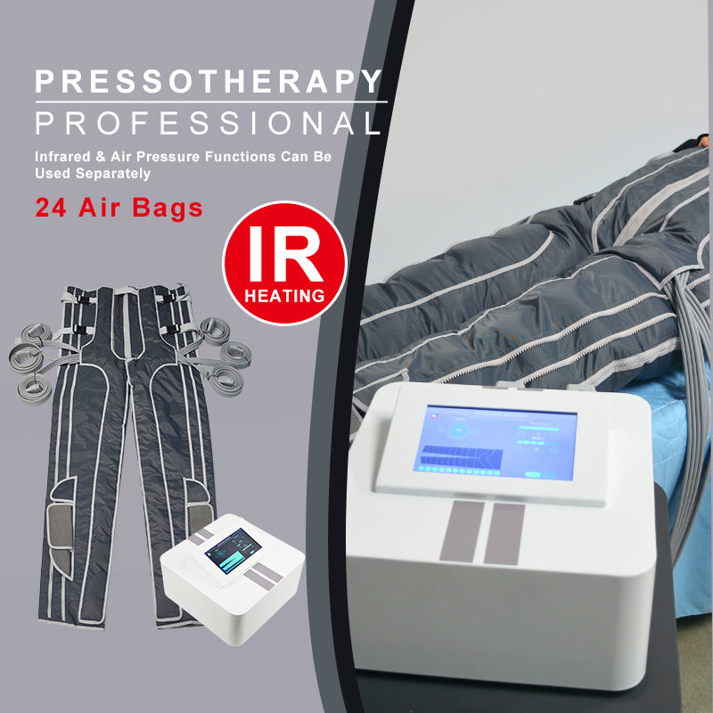 SA06F Pressotherapy Machine — 24 Airbags, Foldable Suit, Optional Infrared | NEWBELLE