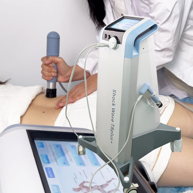 SW25 Dual-Handle Pneumatic Shockwave Machine — Faster Treatment for High-Volume Clinics