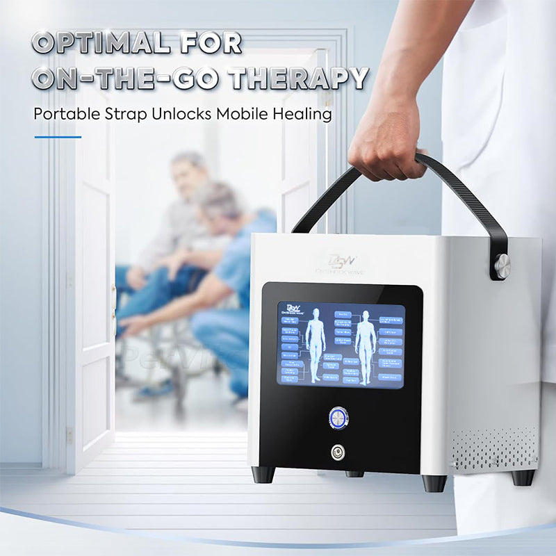 SW30 Portable Pneumatic Shockwave Machine — Compact Clinical Device for Mobile Therapy