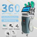 M12 360° Cryo Plus Fat Freezing Machine 5 cryolipolysis Handles + RF + Cavitation + Lipo Laser System