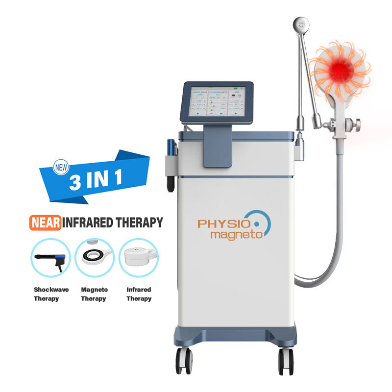 3-in-1 Magneto Shockwave Infrared Therapy Machine | Pain Relief, Rehabilitation & Physiotherapy
