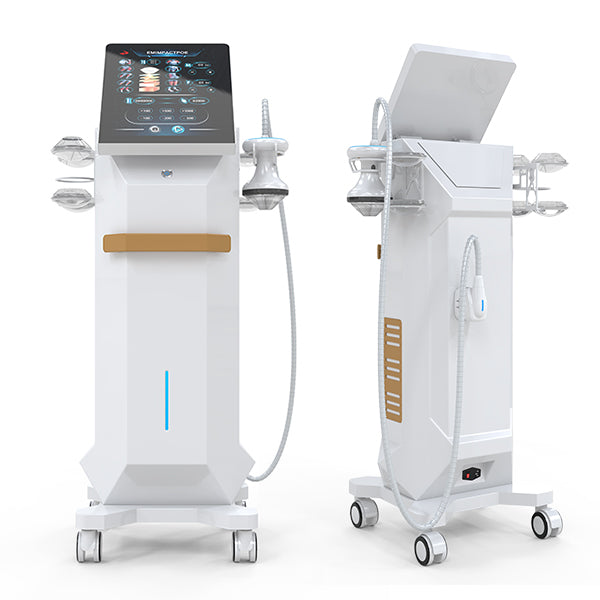 B63 EMIMPACTPOE Floor-Standing Piezoelectric Focused Shockwave — Premium Clinical Therapy Station