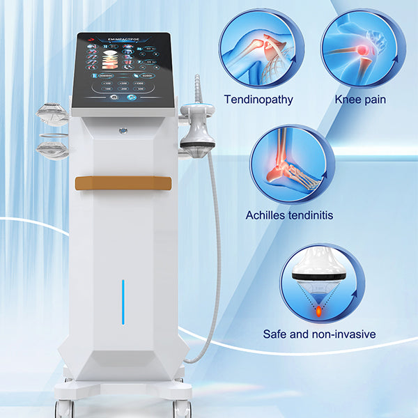 B63 EMIMPACTPOE Floor-Standing Piezoelectric Focused Shockwave — Premium Clinical Therapy Station