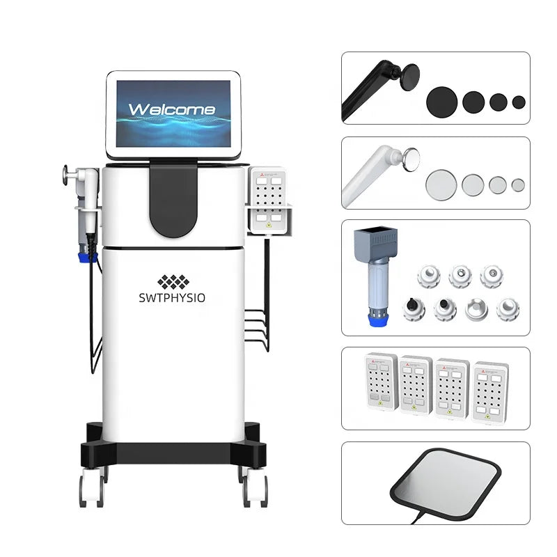 Professional New Vertical 4 in 1 Pain Relieve Wrinkle Removal Anti Aging 448khz Tecar Fat Burn CET RET Physical Therapy Machine