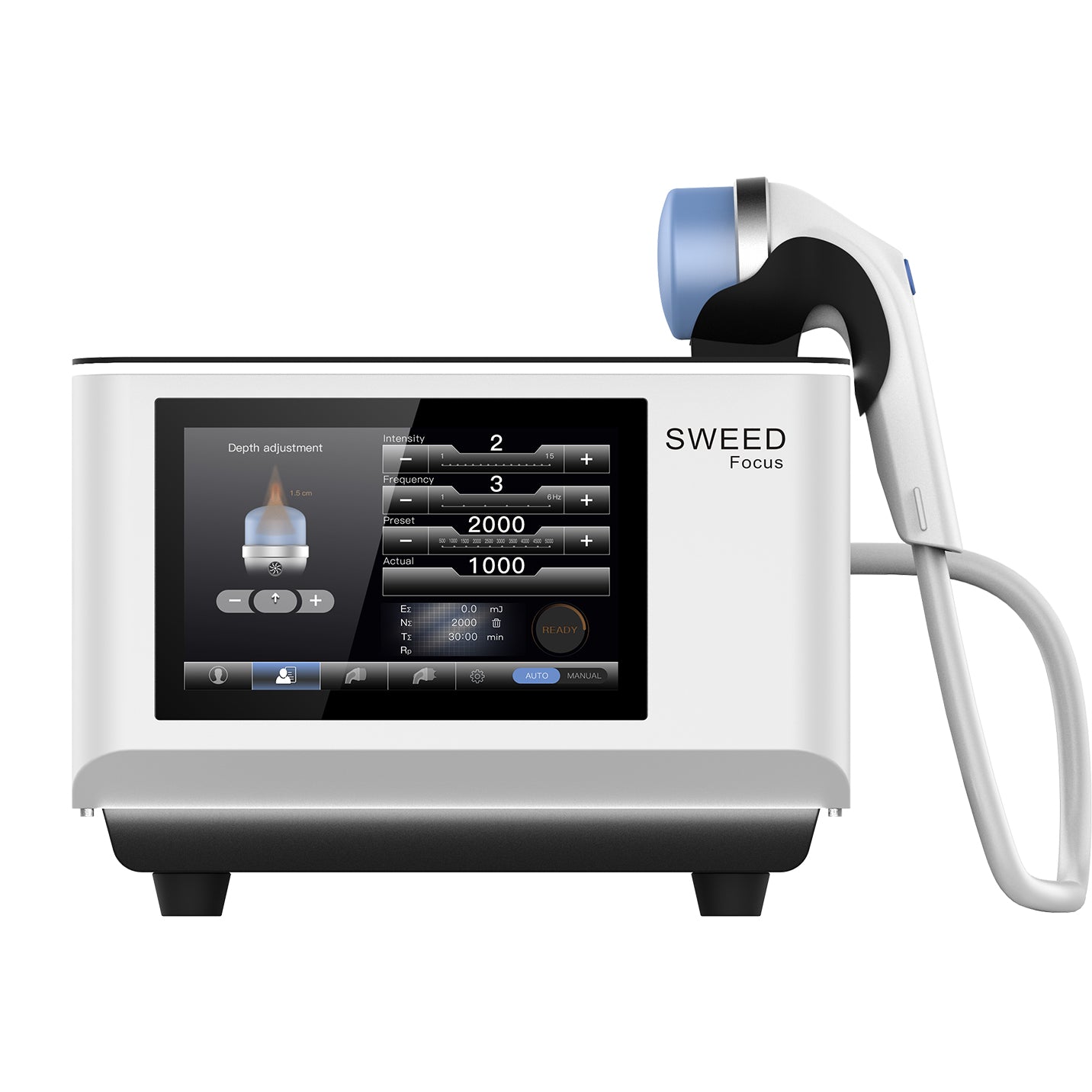 SW7 focused Shockwave Machine — German-Inspired Piezoelectric Design for Premium Clinics