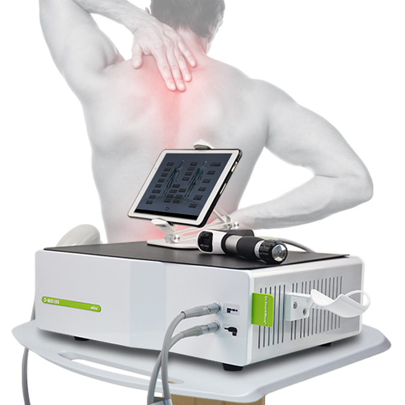 SW13B Pneumatic Shockwave Therapy Machine — German Compressor, Smart Handle Display, 25 Programs for Clinical Pain Relief
