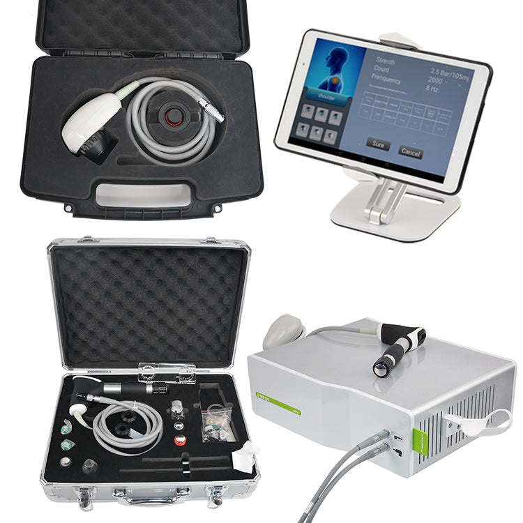 SW13B Pneumatic Shockwave Therapy Machine — German Compressor, Smart Handle Display, 25 Programs for Clinical Pain Relief