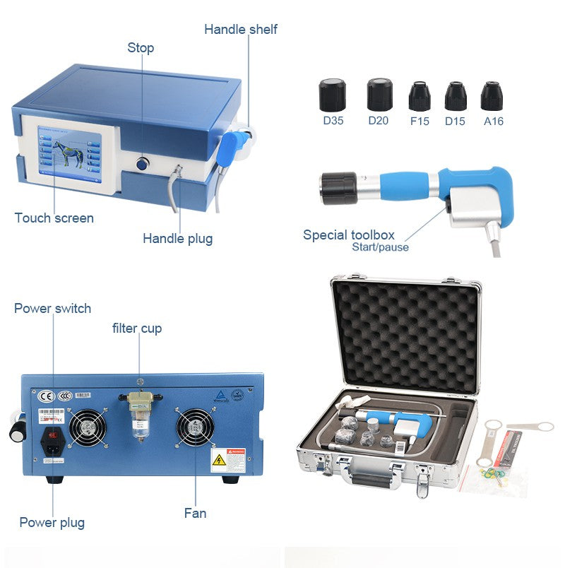 SW13H Veterinary Shockwave Machine — Equine & Animal Therapy with Specialized Horse Treatment Programs