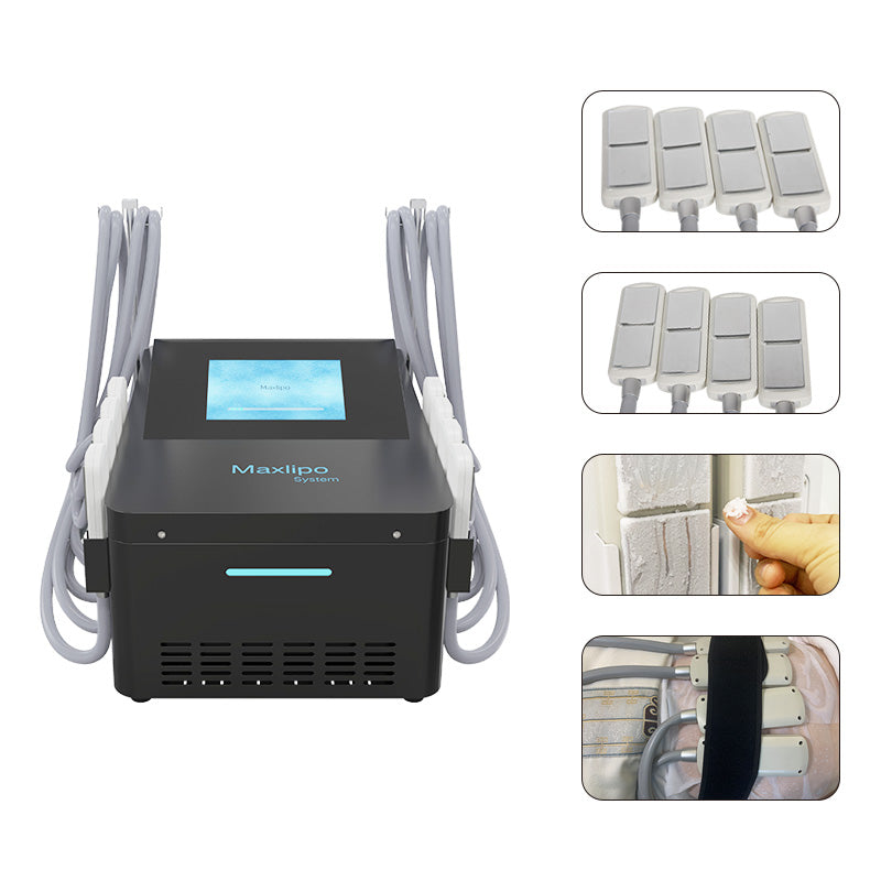 Professional XM-278 PRO Cryolipo Cryotherapy cryoskin Maxlipo Fat Freezing Body Shape System Cryolipolysis & EMS Slimming Machine for Spa