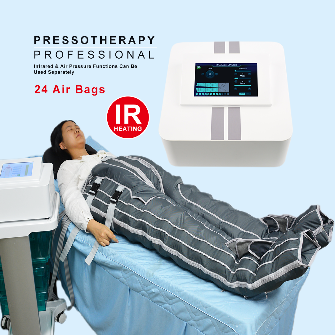 SA06F Pressotherapy Machine — 24 Airbags, Foldable Suit, Optional Infrared | NEWBELLE